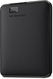 WD 2TB Elements, Disco duro externo portátil, USB 3.0, Negro