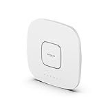 NETGEAR Cloud Managed Wireless Access Point (WAX630) – WiFi 6 Dual-Band AX6000 Geschwindigkeit | Bis zu 600 Client-Geräte | 802.11ax | Insight Remote Management | PoE++ betrieben oder AC-Adapter