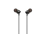 JBL T110 – Ecouteurs intra-auriculaires filaires – Son Pure Bass de JBL et bouton de contrôle – Connectivité : câble Jack 3,5 mm – Couleur : Noir