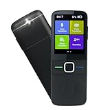 Traducteur Langue Portable Instantané Traducteur Appareil Prise en charge WiFi/Hotspot/Offline Deux Voies en Temps Réel 137 Langues avec Écran Tactile 2,4 Pouces Enregistrement Intelligent Traducteur
