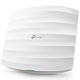 TP-Link EAP225 - Punto de Acceso Gigabit Inalámbrico MU-MIMO AC1350, Montaje en Techo, WiFi Empresarial, Acceso a la nube, Puerto ethernet Gigabit POE, Integración SDN