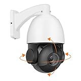 VIKYLIN 8MP Auto Tracking PTZ PoE IP Camera with Audio,Pan Tilt 20x Optical Zoom 4.7~94mm Lens, Smart Human Vehicle Detection, 328ft IR Night Vision, IP66,Compatible for Hikvision (PTZ-4820-IZT)