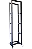 Rising Electronics Open Rack 15U 20U 28U 32U 42U 4 Post Open Frame 19-Inch Data Network Desktop Server/Audio Rack(42U, 24' Depth)
