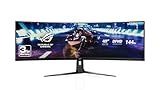 Asus ROG Strix XG49VQ 49” Curved Gaming FreeSync Monitor 144Hz Dual Full HD HDR Eye Care with DP HDMI Black