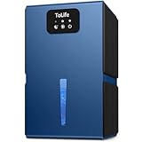 Dehumidifier, ToLife Dehumidifiers for Room, 95 OZ Water Tank, (950 sq.ft) Dehumidifiers for Basement Home Bathroom Bedroom with Auto Shut Off, 7 Colors LED Light, Grey TZ-C2