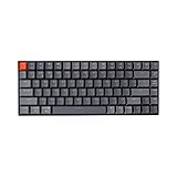 Keychron K2 Wireless Bluetooth 5.1/Wired USB Mechanical Keyboard for Mac Layout, Compact 84 Keys Computer Keyboard Gateron G Pro Brown Switch White LED Backlight N-Key Rollover for Windows-Version 2