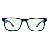 Gafas de juego con bloqueo de luz azul casi claras, solo gafas clínicamente probadas para reducir la fatiga ocular (99%) y aumentar la melatonina (96%) | Inferno - Gamer Advantage