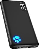 iniu 10000 mAh Portable Power Banco 2 USB Puertos Cargador de batería Recargable de Reserva Externo Ultra Compacto Slim Powerbank para iPhone X 8 7 6s 6 Plus 5S 5 Samsung Teléfono Celular