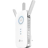 TP-Link AC1900 WiFi Extender (RE550), deckt bis zu 2800 m² und 35 Geräte, 1900 Mbps Dual Band Wireless Repeater, Internet Booster, Gigabit Ethernet Port