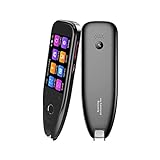 Lecteur de numérisation, traducteur de langue, stylo intelligent, scanner de dictionnaire OCR en temps réel, assistant d'apprentissage et d'éducation avec écran tactile LCD, prise en charge de 112