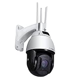 SUNBA 4G PTZ Camera Outdoor, Solar Battery Powered Security Dome LTE Wirefree, 25x Optical Zoom 1080p, Two-Way Audio and Waterproof, Long Range Infrared Night Vision up to 1000ft (603-D25X 4G)