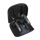 ASUS ROG Cetra True Wireless – Écouteurs Gaming sans-Fil avec Connexion à Faible Latence, ANC, jusqu'à 27 Heures de Batteries grâce à Son étui de Chargement intégré, résistance à l'eau IPX4