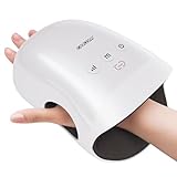 CINCOM Masseur de mains – Masseur de mains sans fil avec chaleur et compression pour l'arthrite et le canal carpien – Cadeaux pour femmes (A-WH)