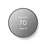 Google Nest Thermostat - Smart Thermostat für Zuhause - Programmierbares WiFi Thermostat - Anthrazit