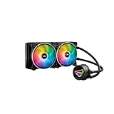 XPG Levante X 240 All-in-One ARGB CPU Liquid Cooler - 4.72' Maximum Fan Diameter -2000 RPM - Fluid Dynamic Bearing - 4-Pin PWM(LEVANTEX240-BKCWW)