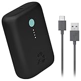 Nimble Champ Lite - Cargador portátil, 5200 mAh, carga rápida, 15 W, USB C y puerto A con cable, batería esencial de viaje para iPhone, Galaxy, Pixel, MacBook, iPad, Kindle, Airpod, laptop, tablet