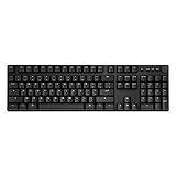 Das Keyboard MacTigr Wired Mechanical Keyboard for Mac – Cherry MX Red Switches & PBT Keycaps for Seamless Typing Experience – Sleek Low Profile - 100% Metal – 2-Port USB C Hub – Volume Knob, NKRO