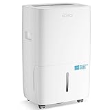 Waykar 80 Pints Energy Star Dehumidifier for Spaces up to 5,000 Sq. Ft at Home, in Basements and Large Rooms with Drain Hose and 1.14 Gallons Water Tank (JD025CE-80)
