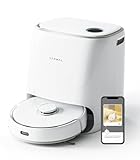 NARWAL Freo Robot Vacuum and Mop Comb, Washing & Drying, Dirt Sense Ultra Clean, Auto Add Cleaner, LCD Display, Smart Swing, Arcuate-Route, WiFi, APP Control, White