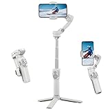 Gimbal Stabilizer for Smartphone, 3-Axis Phone Gimbal with Tripod, 7.8' Extension Rod, Portable and Foldable Vlog Stabilizer, for Android and iPhone 13 Pro Max, YouTube TikTok Video-FeiyuTech Vimble 3