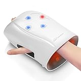 Snailax Masseur de mains avec chaleur, compression, vibration, masseur de mains sans fil pour arthrite, canal carpien, engourdissement des doigts, circulation, soulagement de la douleur du poignet à