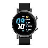 Ticwatch Reloj inteligente E3 para hombre lleva el sistema operativo de Google con Qualcomm Snapdragon Wear 4100+, plataforma de doble sistema, Google Pay, GPS, monitorización de la frecuencia cardíaca, control del estrés, compatible con iOS y Android