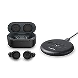 Amazon Echo Buds with Active Noise Cancellation (newest model), Wireless earbuds with active noise cancellation and Alexa, Wireless charging case and made for Amazon wireless charging pad, Black