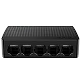 Tenda SG105, 5 Port Gigabit Switch, Unmanaged Home Ethernet Switch, Office Ethernet Splitter, Plug & Play, Plastic Case, Desktop/ Wall-Mount, Fanless Quiet, Limited Lifetime Protection