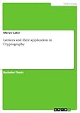 Lattices and their application in Cryptography