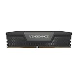 Corsair VENGEANCE DDR5 32GB (2x16GB) 4800Mhz C40 Memoria per Desktop (Regulación de voltaje a bordo, perfiles XMP 3.0 personalizados, factor de forma compacto, Optimizadas para Intel) Negro