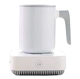 Chauffe-tasse 2 en 1 pour café, thé, boissons - Chauffe-tasse ou refroidisseur de bureau - 0,6 °C à 7,8 °C - Plateau de chauffage et de refroidissement pour eau, lait, bière, cacao