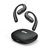 Ecouteurs Oladance OWS Pro Bluetooth à oreille ouverte,connexion multipoint, 58 heures de lecture, boitier chargement inclus, compatible Android,iPhone, haut-parleurs de haute qualité 23 x 10 mm, noir