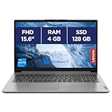 Lenovo IdeaPad 1 15IJL7 - Ordinateur Portable 15.6'' FHD (Intel Celeron N4500, RAM 4Go, eMMC 128Go, Intel UHD Graphics, Windows 11 en S Mode, Microsoft 365 Personal) Clavier AZERTY Français - Gris