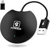 CarPlay Wireless Adapter, 2023 Newest Wireless CarPlay Adapter for iPhone, CarPlay Wireless Dongle for All OEM Wired CarPlay Cars, 5.8GHz WiFi Plug & Play No Delay Online Update (Black)