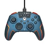 Turtle Beach Recon Cloud Wired Game Controller with Bluetooth for Xbox Series X|S, Xbox One, Windows, Android Mobile Devices – Remappable Buttons, Audio Enhancements, Superhuman Hearing – Blue Magma