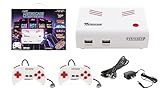 Retro-Bit Super Retro-Cade Plug and Play Game Console - Packed with Over 90 Popular Arcade and Console Titles (Red/White) Version 1.1
