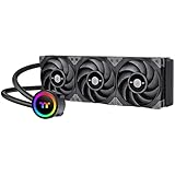 Thermaltake TOUGHLIQUID 360 ARGB Motherboard Sync All-in-One Liquid CPU Cooler, AMD (AM5/AM4) / Intel (LGA 1700/1200), 360mm High Efficiency Radiator CL-W321-PL12BL-B,Black