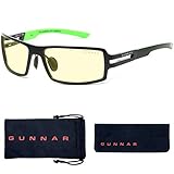 Gunnar Gafas para Videojuegos y Ordenador | Razer RPG, Tente de Lentes: Ámbar (Bloques 65% de Luz Azul y 100% de UV) | con filtro de Luz Azul | Lente Patentada