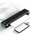 Phomemo M08F Portable Printers Wireless for Travel, Thermal Printer Support 8.5' X 11' US Letter, Bluetooth Inkless Printer Compatible with iOS, Android, Laptop for Travel, Office, Home