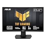ASUS TUF Gaming 23.6' 1080P Curved Monitor (VG24VQE) - Full HD, 165Hz, 1ms, Extreme Low Motion Blur, Adaptive-Sync, FreeSync Premium, Shadow Boost, VESA Mountable, DisplayPort, HDMI, BLACK