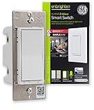 GE Enbrighten Z-Wave Plus Smart Light Switch with QuickFit and SimpleWire, 3-Way Ready, Works with Alexa, Google Assistant, ZWave Hub Required, Repeater/Range Extender, White & Light Almond, 46201