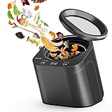 Composteur électrique de cuisine, composteur intelligent pour déchets de cuisine, composteur alimentaire intérieur/extérieur, cycler alimentaire avec capacité de 3 L, machine à compost pour comptoir