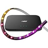 Lytmi NEO Pop HDMI 2.0 Sync Box & Kit LED TV Sincronización Imagen, Tira LED para TV 65' y menos, Compatible con Alexa y Google Assistant