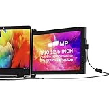 Trio Portable 12.5' Full HD IPS Display for Laptops, Dual-Side Sliding, USB A/Type-C Plug and Play (1 x 12.5 Monitor)