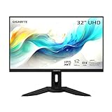 Gigabyte M32U - Monitor de Juegos Compatible con FreeSync de 32 Pulgadas, 144 Hz 4K, SS IPS, Pantalla de 3840 x 2160, Tiempo de Respuesta de 1 ms (MPRT), 1 Puerto de Pantalla 1.4, 2 HDMI 2.1, 3 USB