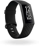 Fitness-Tracker Fitbit Charge 4 mit GPS, Schwimmtracking & bis zu 7 Tage Akkulaufzeit, Schwarz
