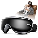RENPHO Eye Massager with Voice, Heat, Fathers Day Birthday Gifts for Dad, Eyeris 1V Heated Eye Mask via Voice Control, FSA HSA Eligible Eye Care, Headache Massager for Migraines with Bluetooth Music