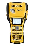 Brady BMP41 Portable Industrial Label Maker with Hard Case, Cable, AC Adapter, B595 Labels, Battery Pack,Yellow/Black