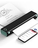 Phomemo Portable Thermal Printer, M08F Bluetooth Thermal Printer Support for 8.5'x11' US Letter, Small Inkless Printer Compatible with iOS, Android, Laptop for Car, Office, Home