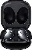 Samsung Écouteurs Bluetooth sans fil Galaxy Buds Live avec réduction du bruit (ANC), batterie longue durée, son par AKG, ajustement confortable, noir (version allemande), chrome